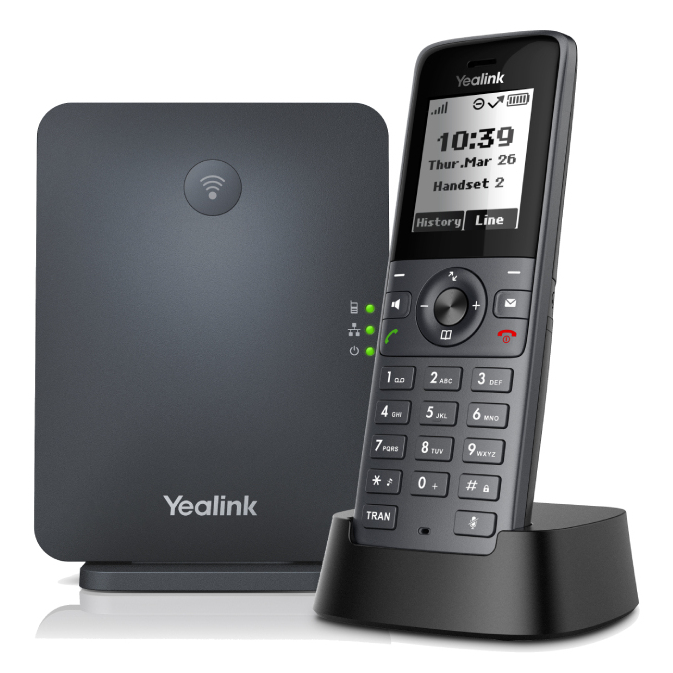 Yealink W71P IP Phones - 1.8" - Black