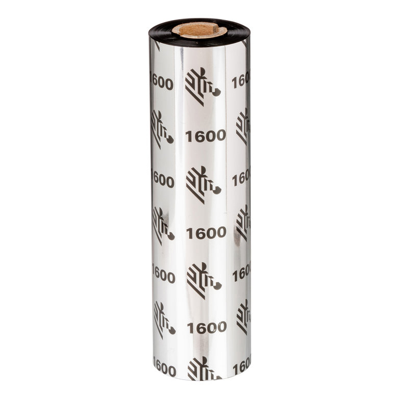 Zebra 01600BK11045 Thermal Ribbon - Black