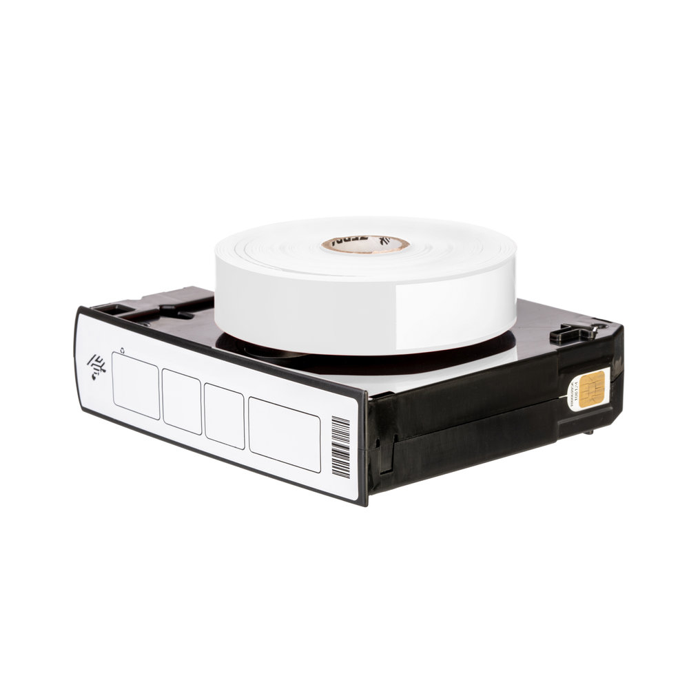 Zebra Z-Band Direct Black, White
