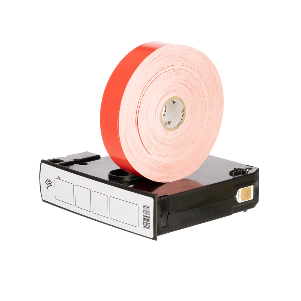 Zebra Z-Band Splash Red Self-adhesive printer label