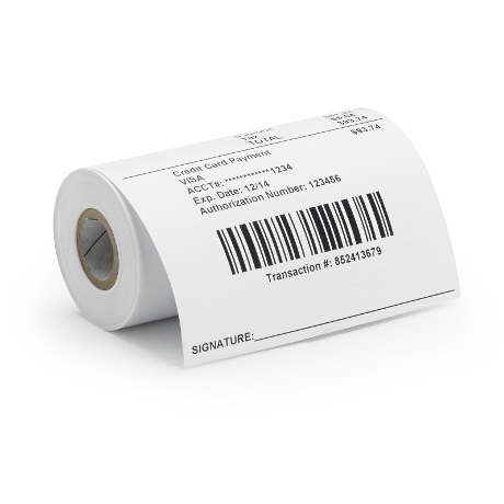 Zebra 1000D Printer Labels - White