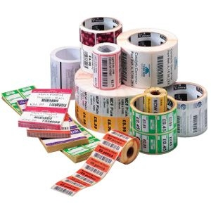 Zebra 1000T Printer Labels - White