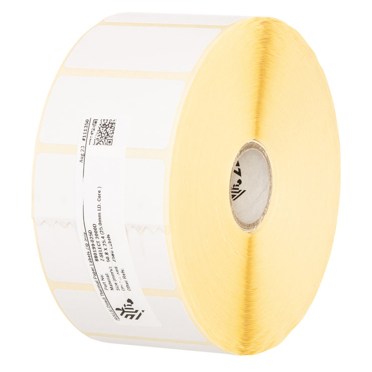Zebra 2000D Printer Labels - White