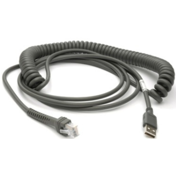 Zebra CBA-U09-C15ZAR USB Cables - Grey