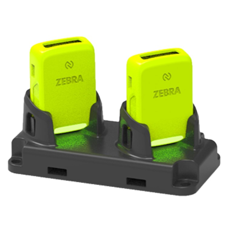 Zebra charging station, 2 slots