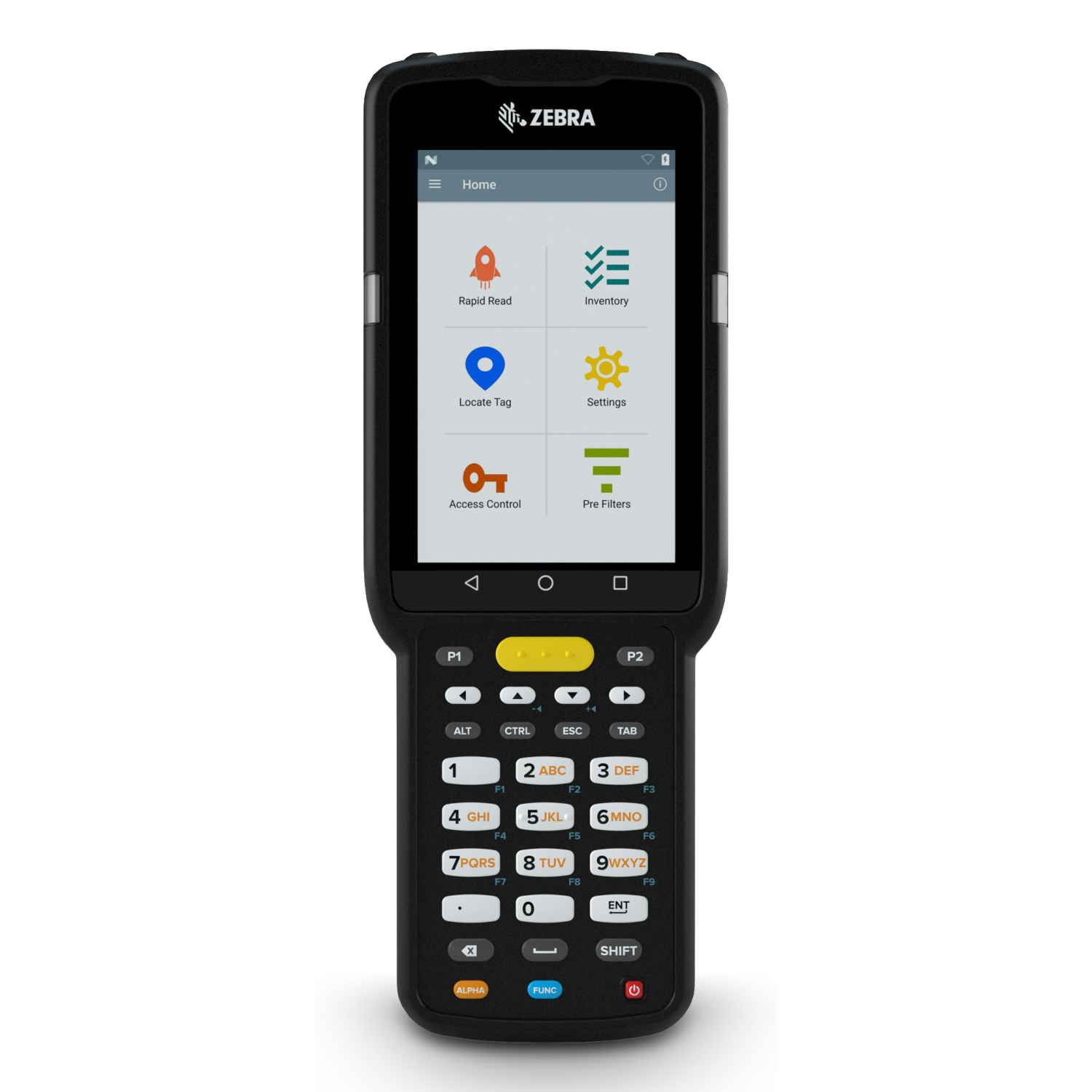 Zebra MC3390xR handheld mobile computer 10.2 cm (4") 800 x 480 pixels Touchscreen 743 g Black