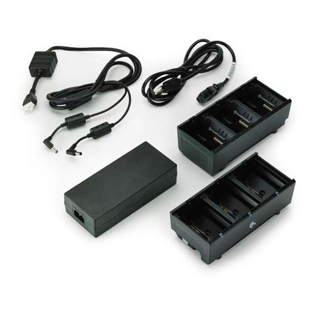 Zebra SAC-MPP-6BCHUK1-01 Battery Chargers - Black