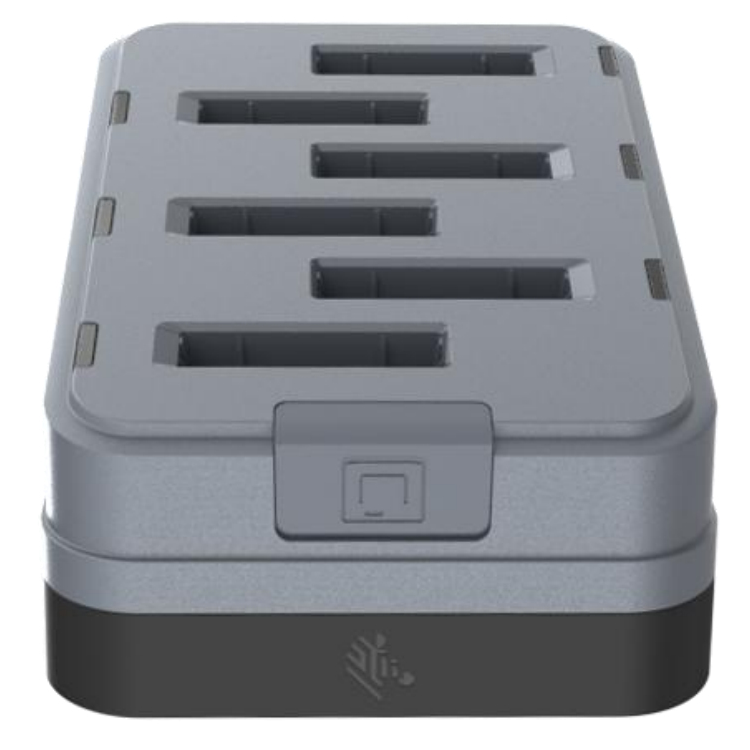 Zebra battery charging station, 6 slots