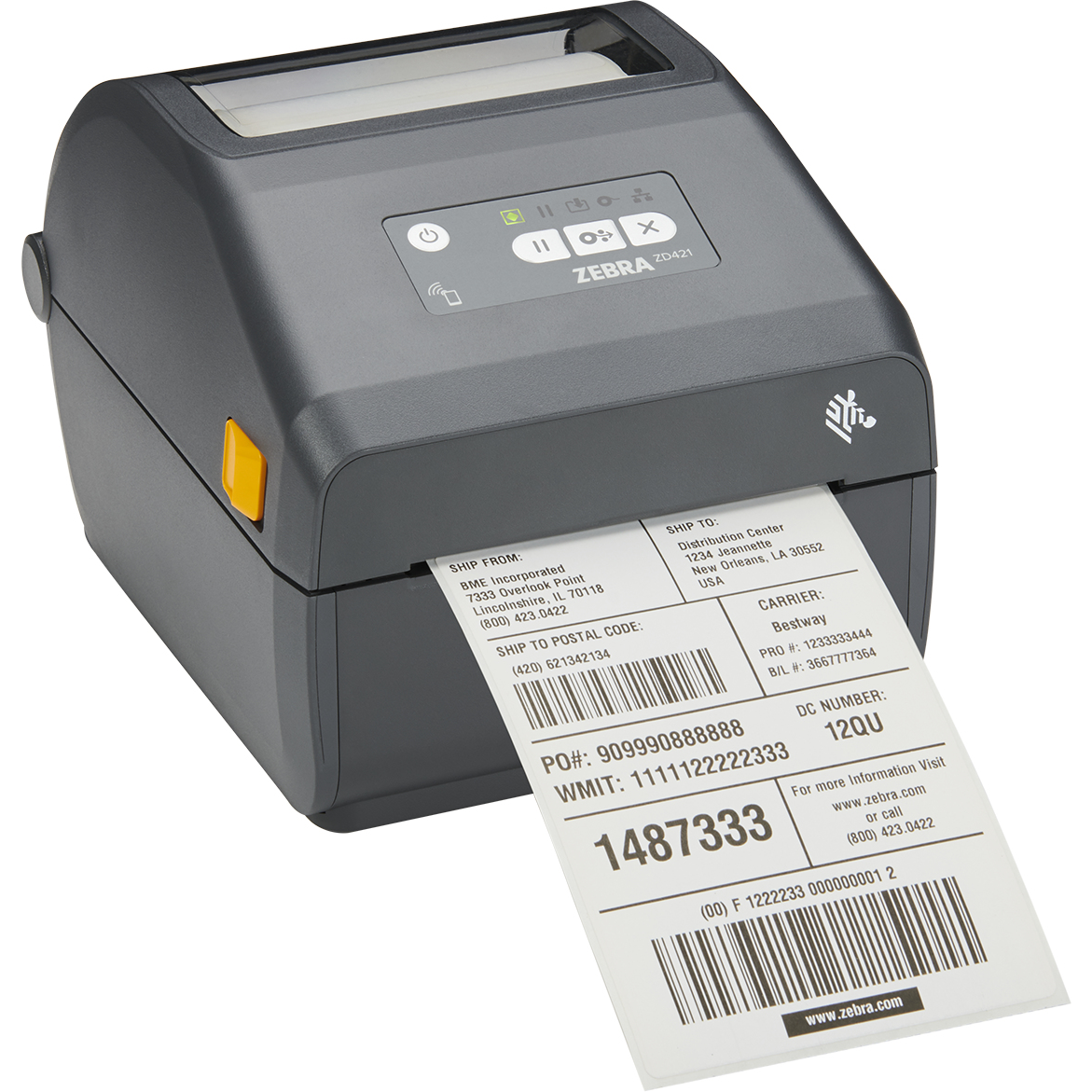 Zebra ZD421 Label Printers - 4.3 Inches - 256MB - Multi
