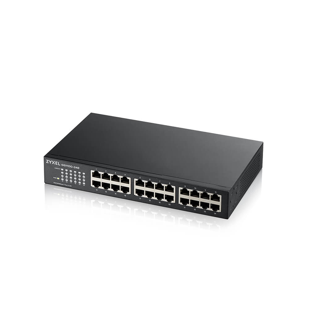 ZyXEL GS1100-24E Network Switches - Black
