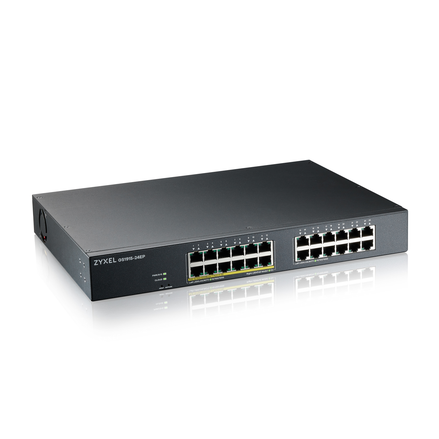 ZyXEL GS1915-24EP Network Switches - Black