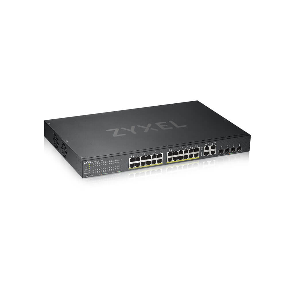 ZyXEL GS1920-24HPv2 Network Switches - 256MB - Black