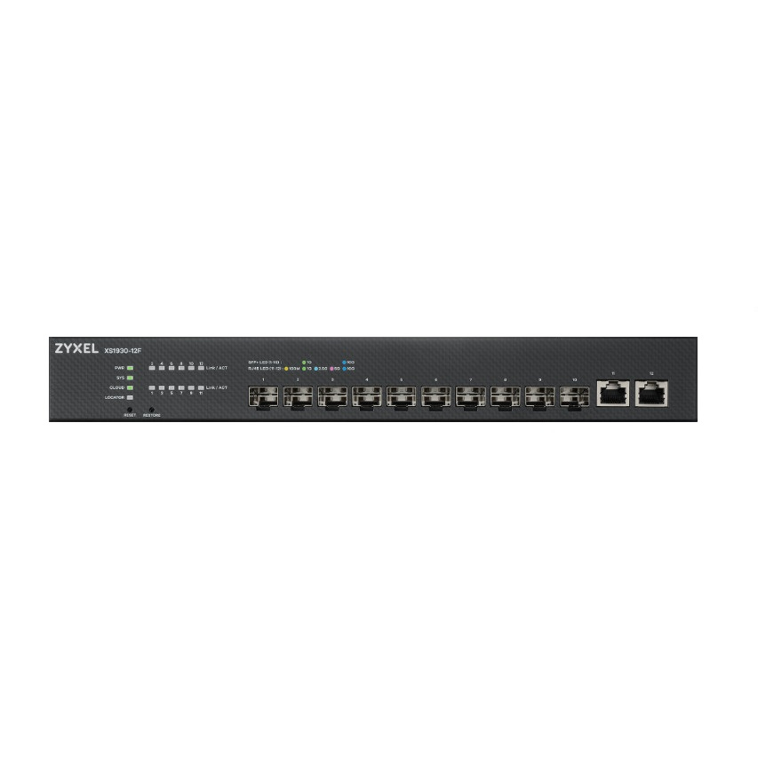 ZyXEL XS1930-12F-ZZ0101F Network Switches - 256MB - Black