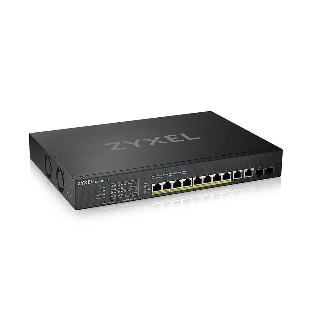 ZyXEL XS1930-12HP-ZZ0101F Network Switches - Black