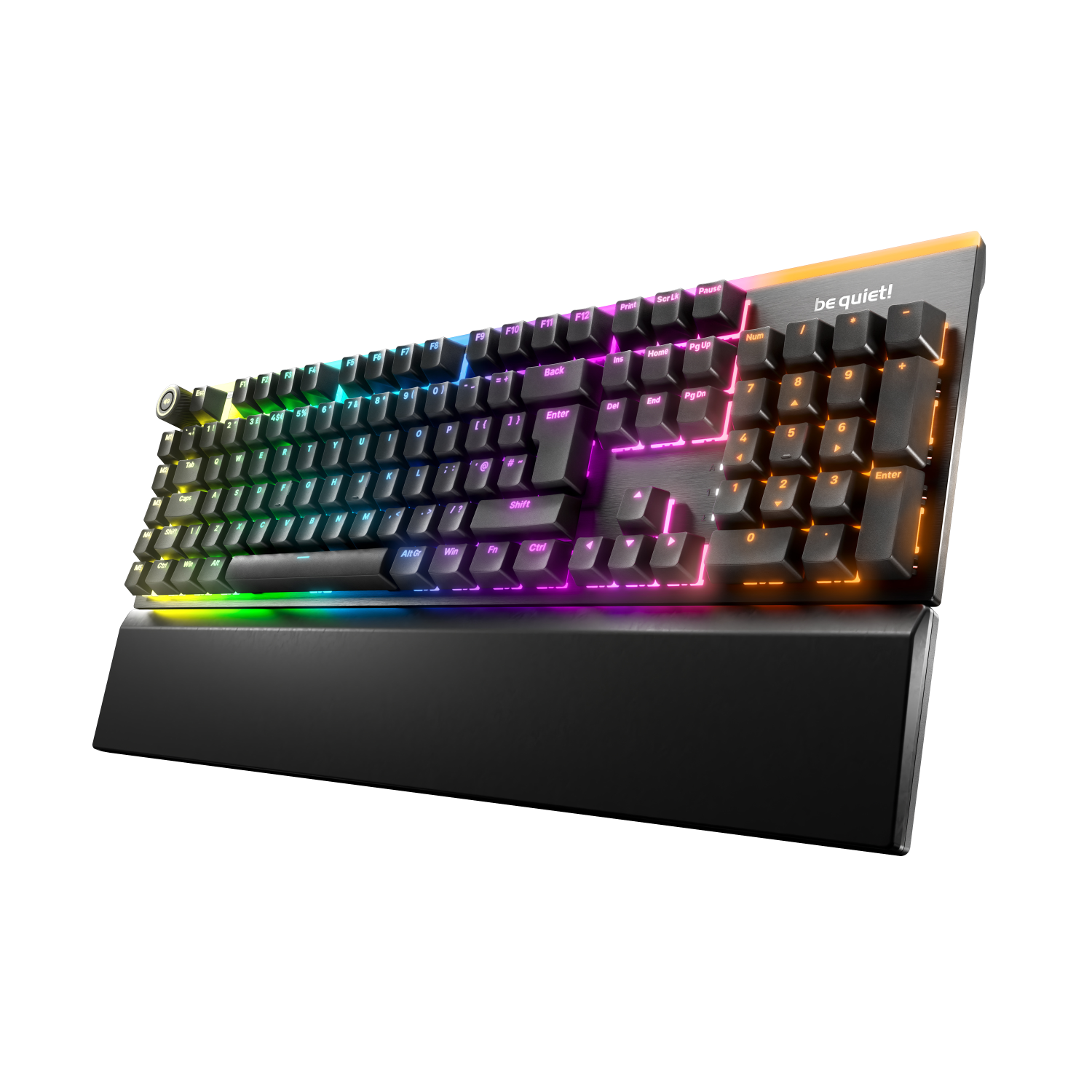 be quiet! Light Mount Silent Tactile UK ISO keyboard Gaming USB QWERTY UK English Black