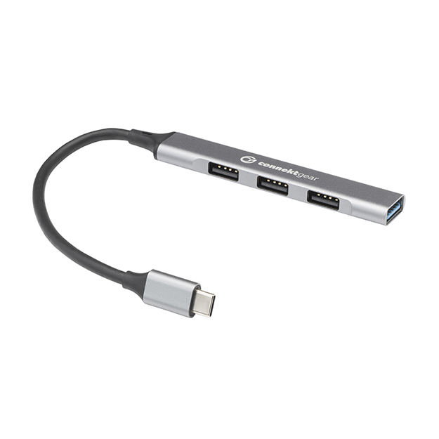 connektgear 25-0065 interface hub USB 2.0 Type-A 5000 Mbit/s Black