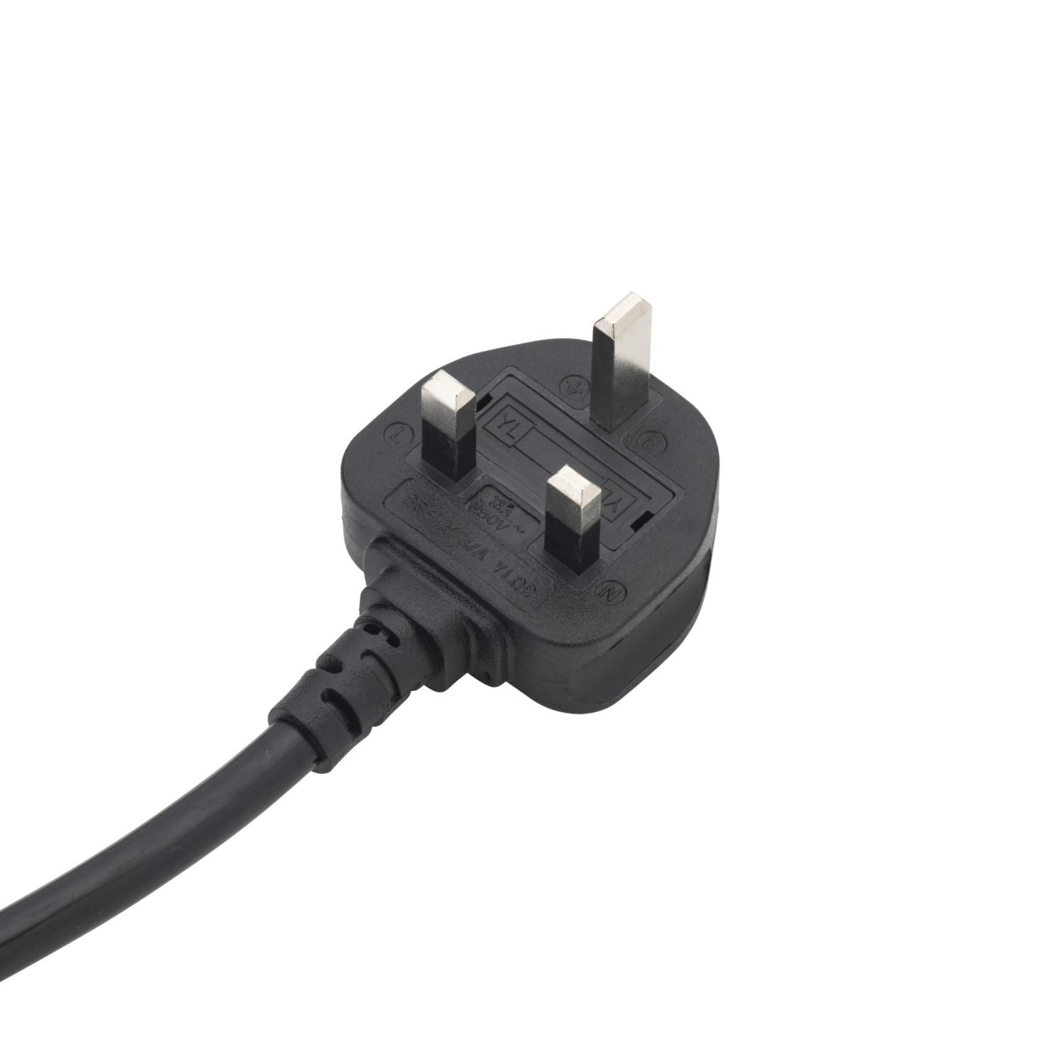 connektgear 2m UK Mains Hot Rated Power Cable - UK Plug to C15 Socket