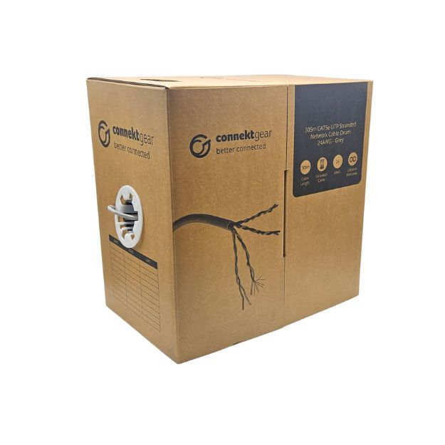 connektgear 305m Networking Cables - Grey