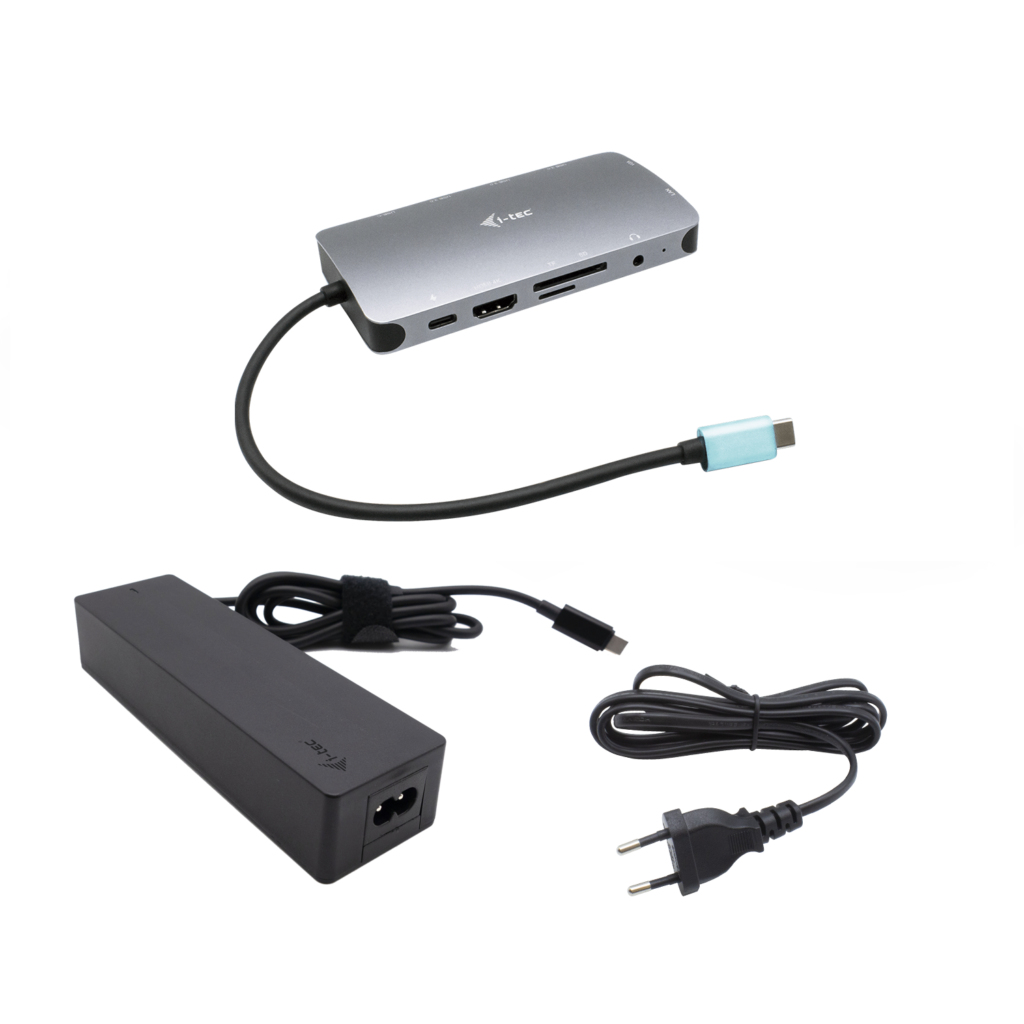 i-tec 100W Laptop Docks & Port Replicators - Grey