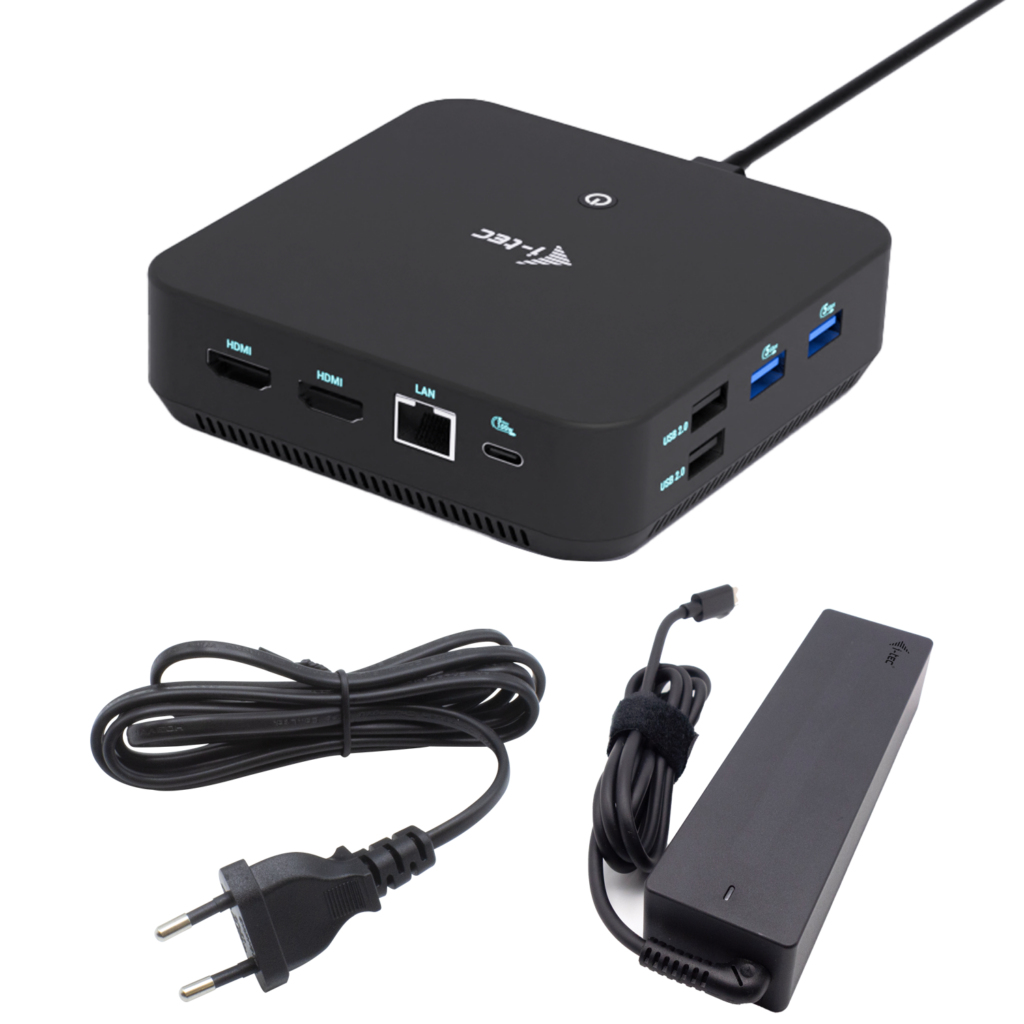 i-tec 100W Laptop Docks & Port Replicators - Black