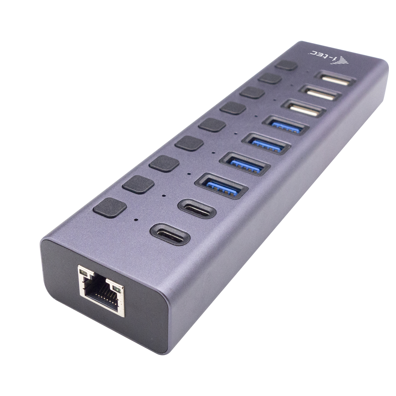 i-tec 9port Interface Hubs - Grey