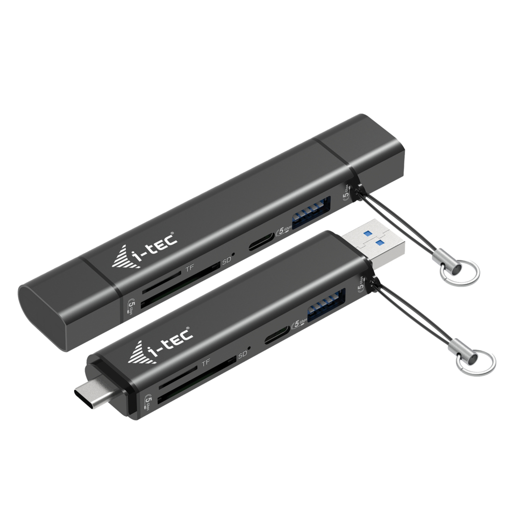 i-tec I-TEC USB-C/A DONGLE SD 2X USB