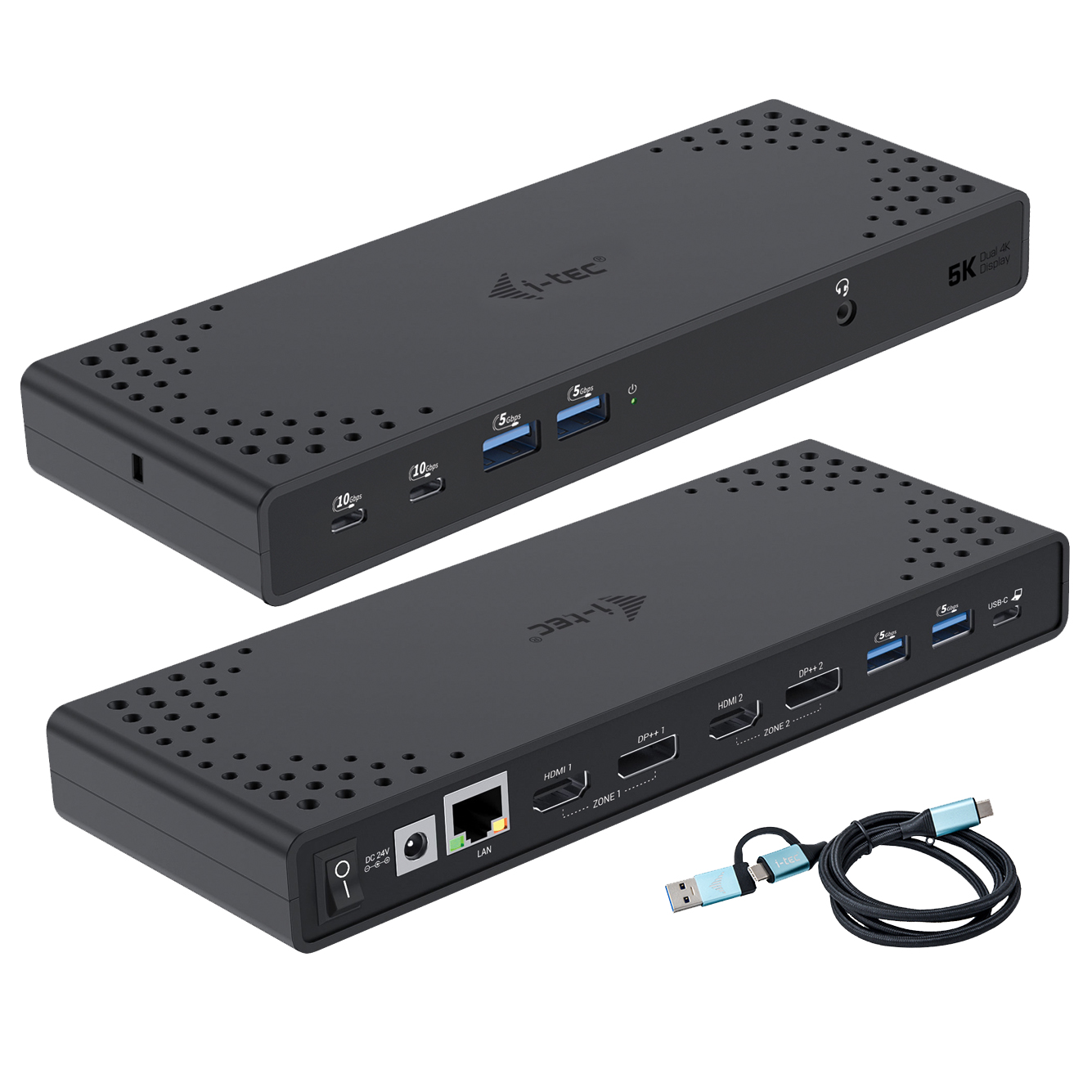 i-tec Gen2 Laptop Docks & Port Replicators - Black