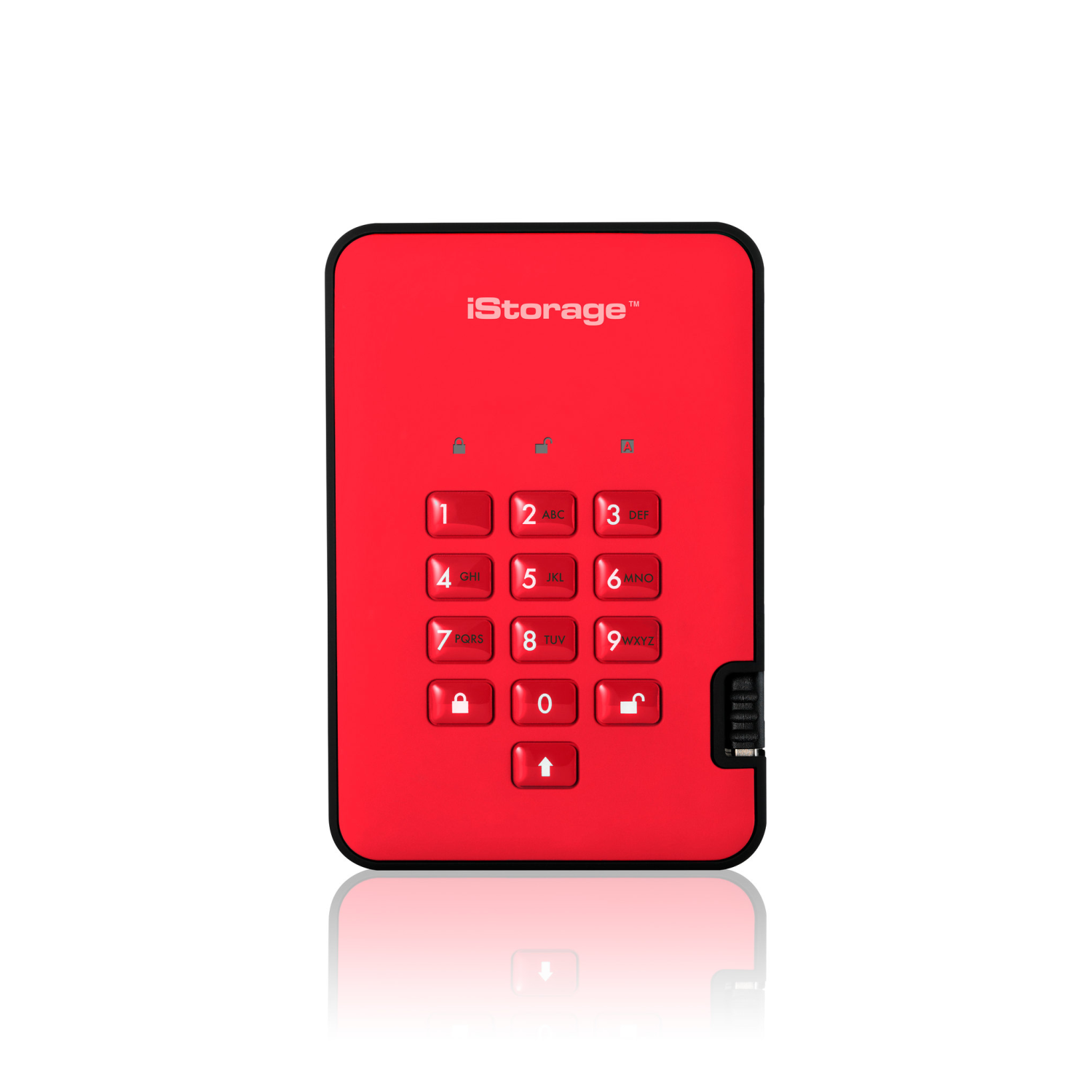 iStorage diskAshur2 External Hard Drives - Red