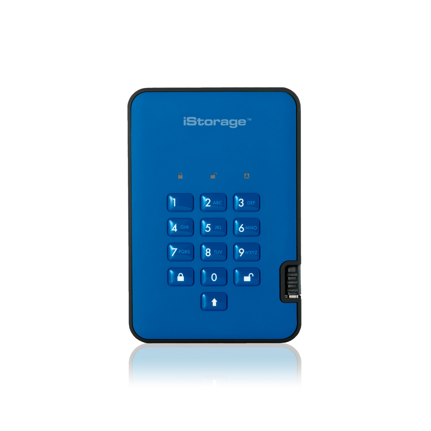 iStorage diskAshur2 External Solid State Drives - Blue