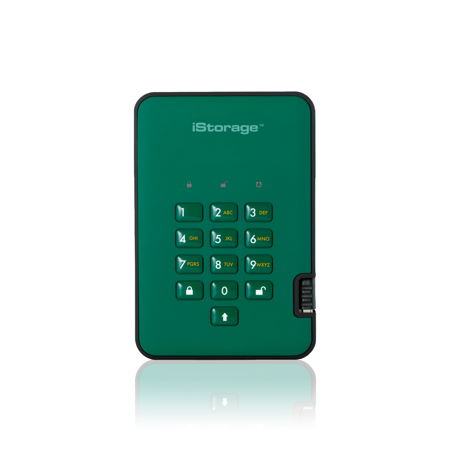 iStorage diskAshur2 External Solid State Drives - Green