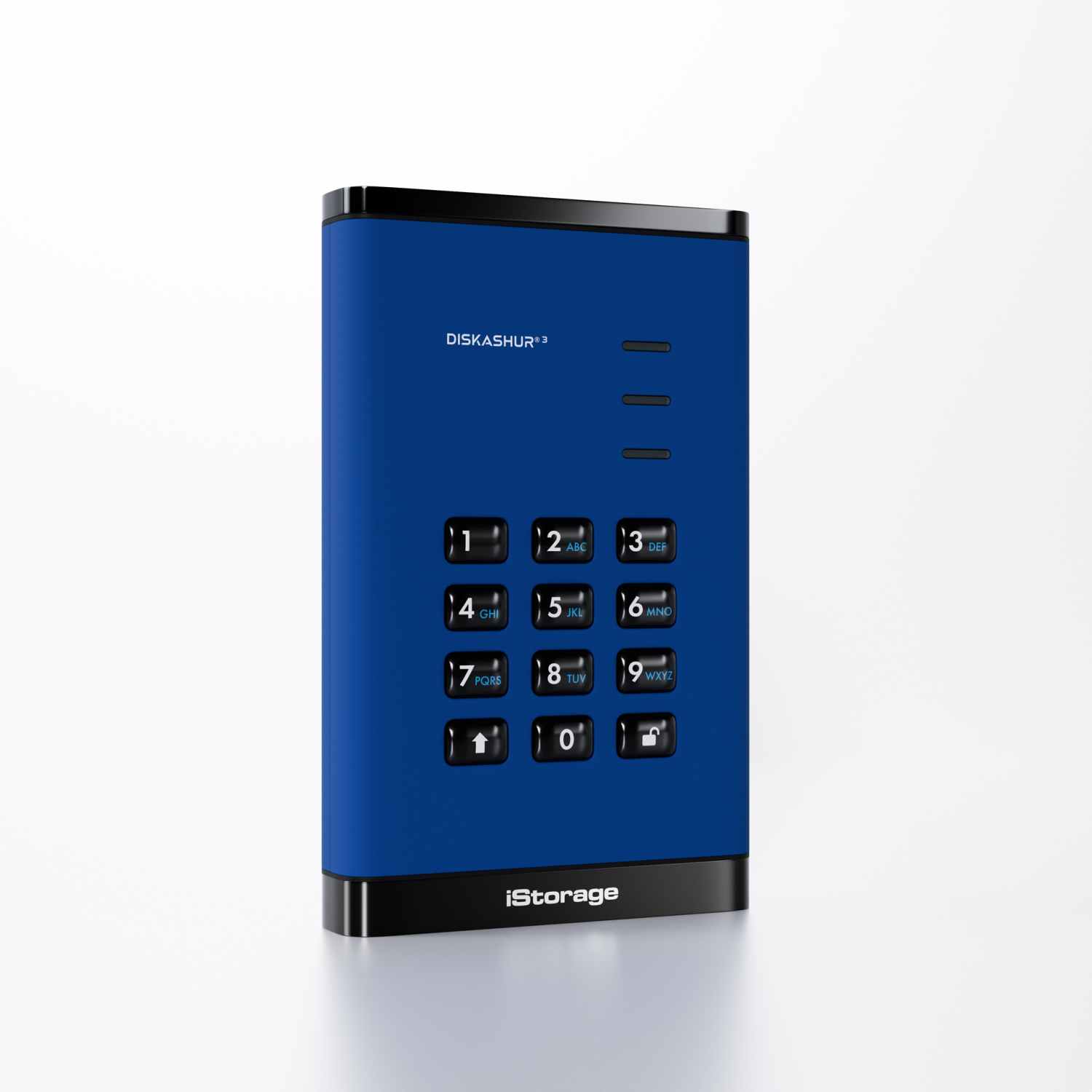 iStorage diskAshur3 External Hard Drives - Blue