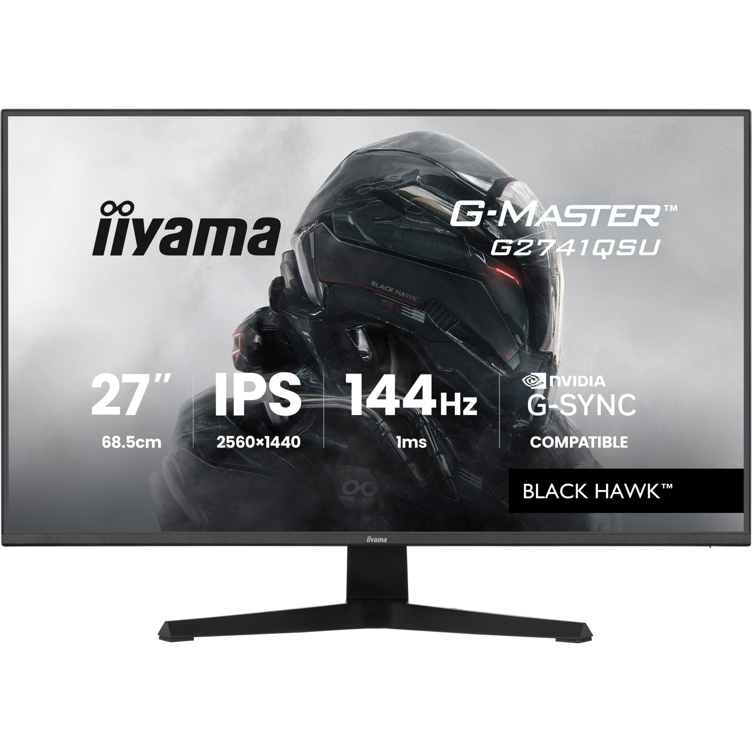 iiyama G2741QSU-B1 Gaming Monitors - 27 Inches - Black