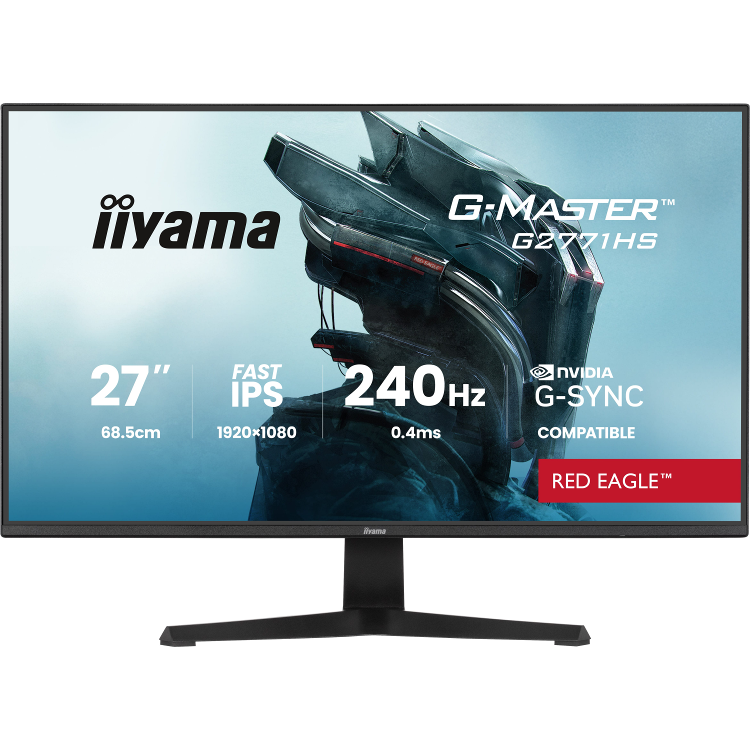 iiyama 240Hz Computer Monitors - 27 Inches - Black