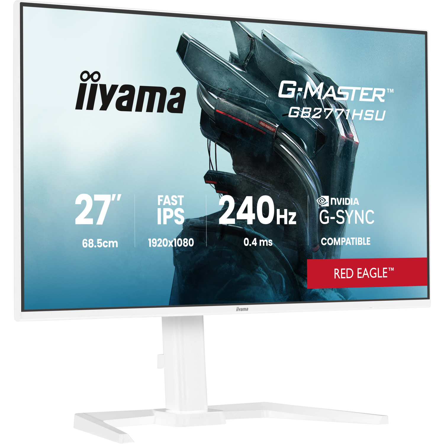 iiyama GB2771HSU-W1 Gaming Monitors - 27 Inches - White