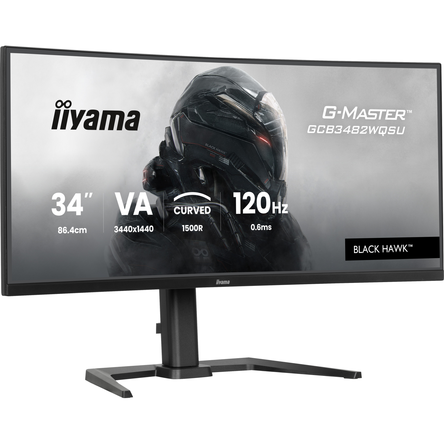 iiyama GCB3482WQSU-B1 Computer Monitors - 34 Inches - Black