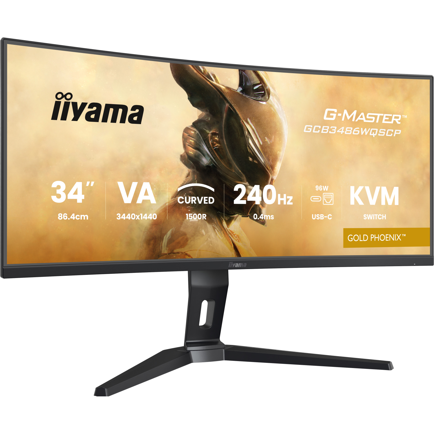 iiyama GCB3486WQSCP-B1 Computer Monitors - 34 Inches - Black