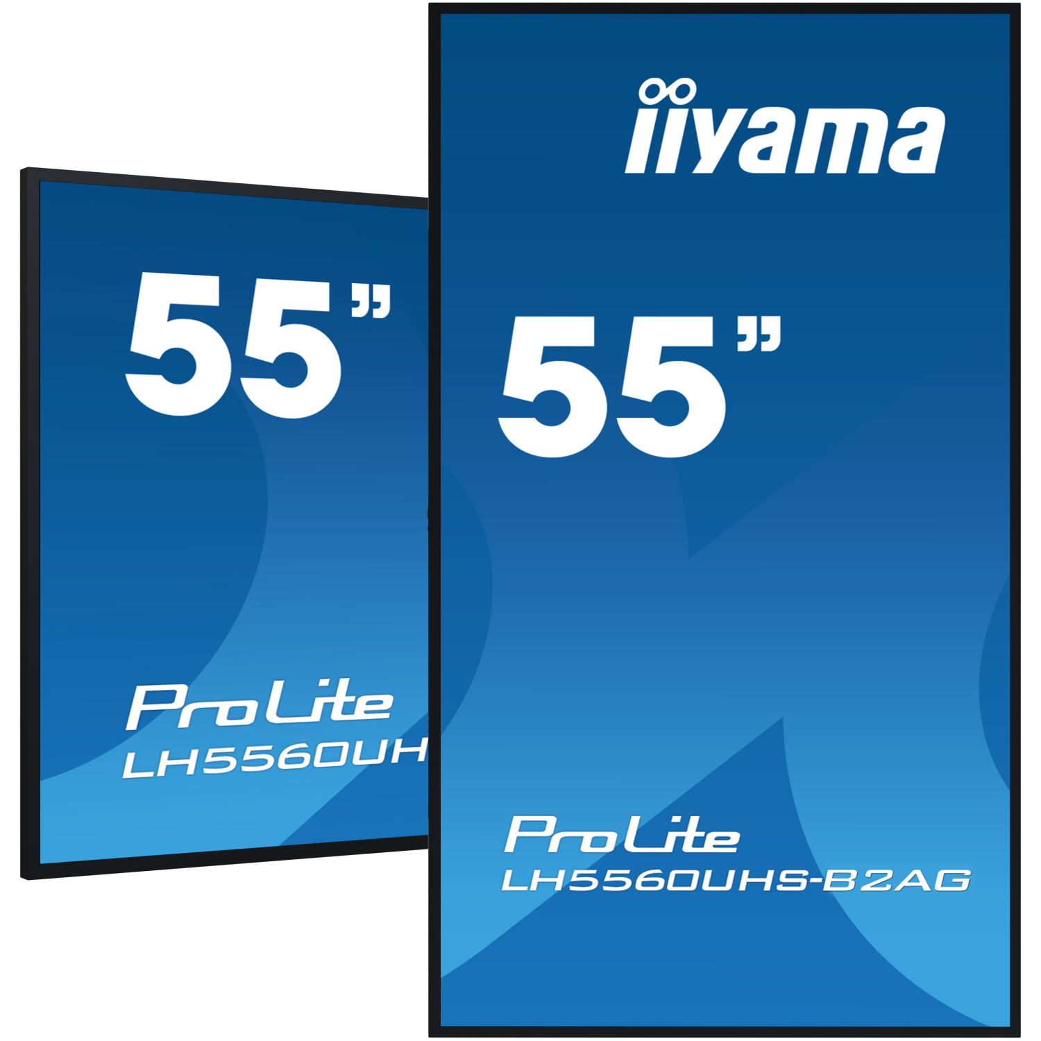 iiyama 55" 4K UHD professional digital signage display with advanced control and connectivity options