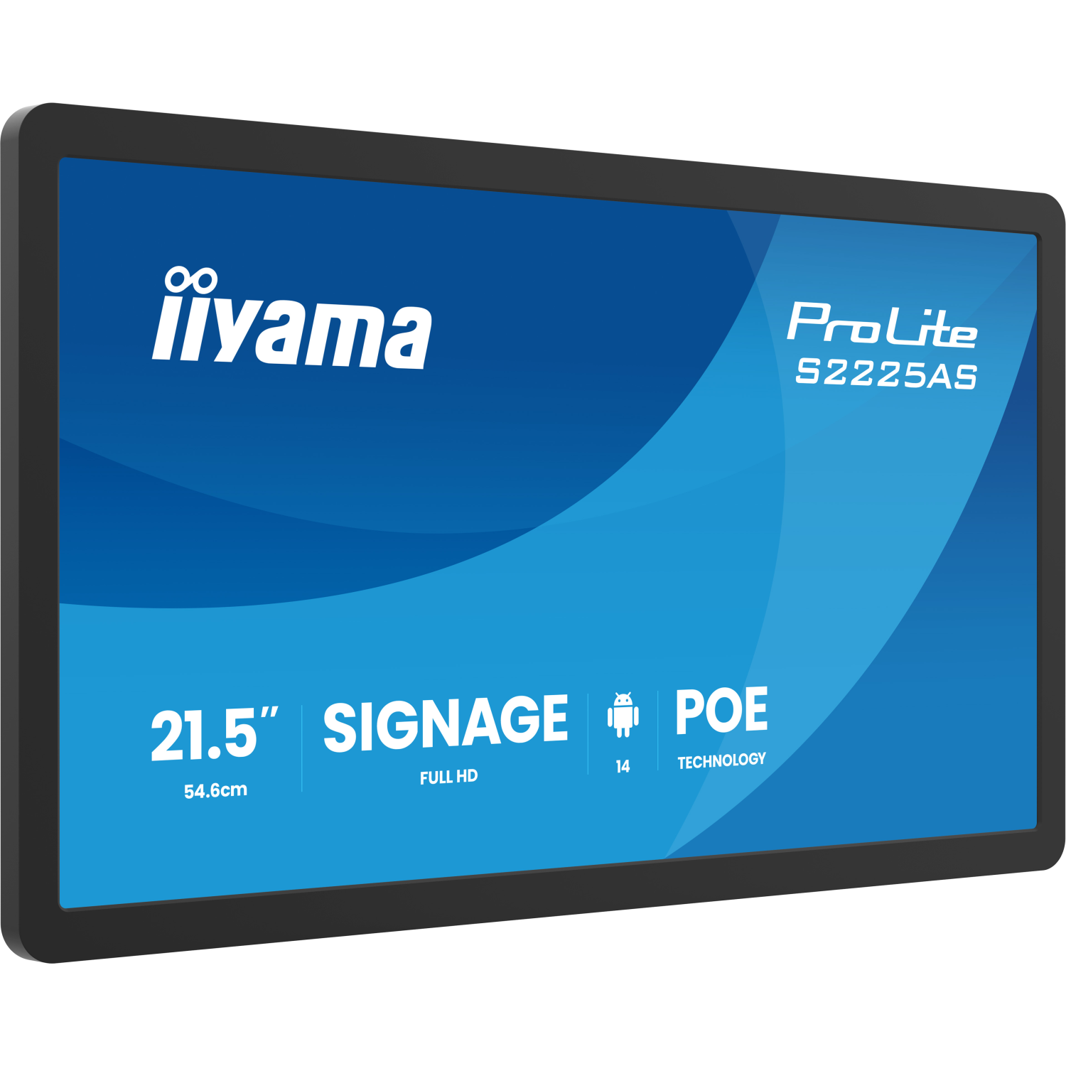 iiyama S2225AS-B1P Signage Displays - 21.5 Inches - 4GB - Black