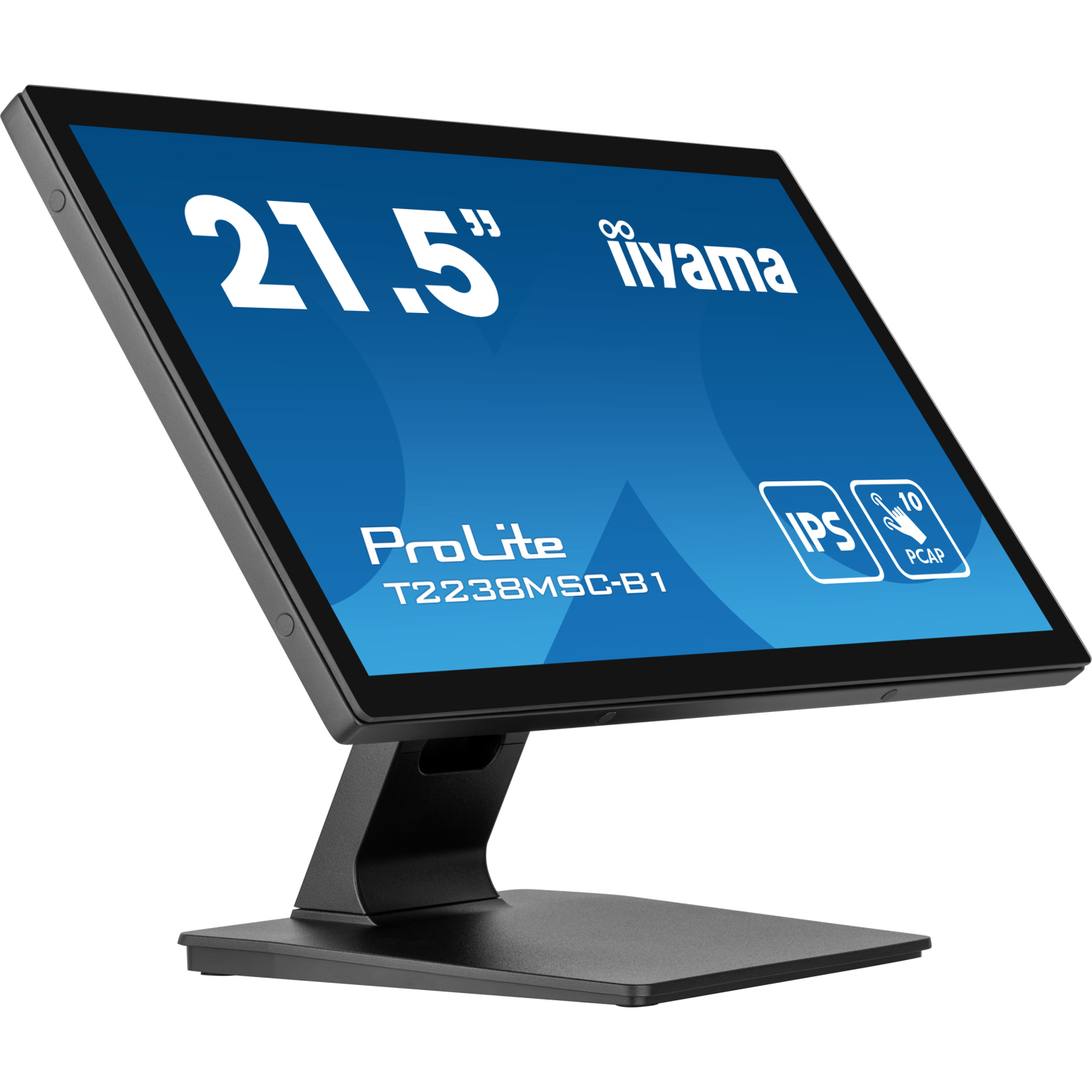iiyama T2238MSC-B1 Computer Monitors - 21.5 Inches - Black