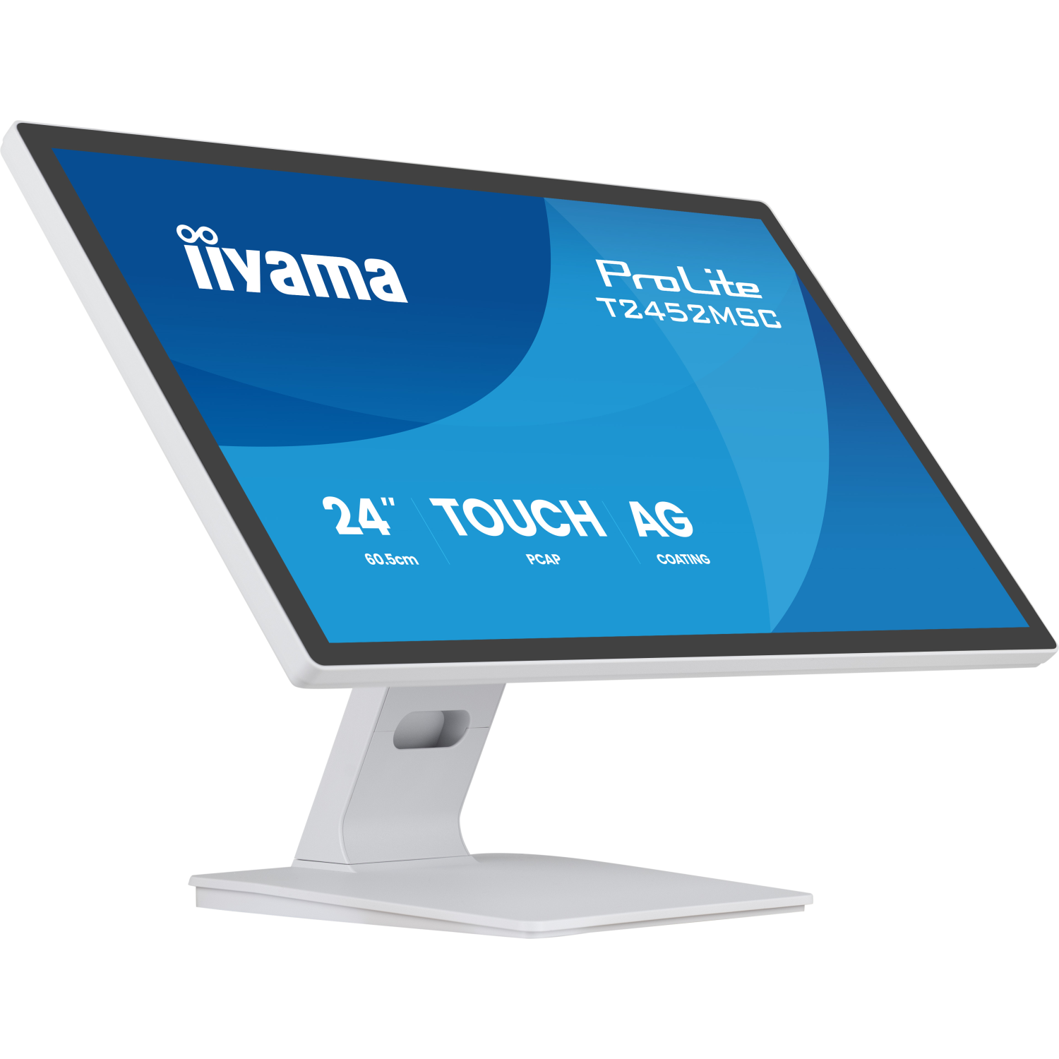 iiyama T2452MSC-W1AG Computer Monitors - 23.8 Inches - White