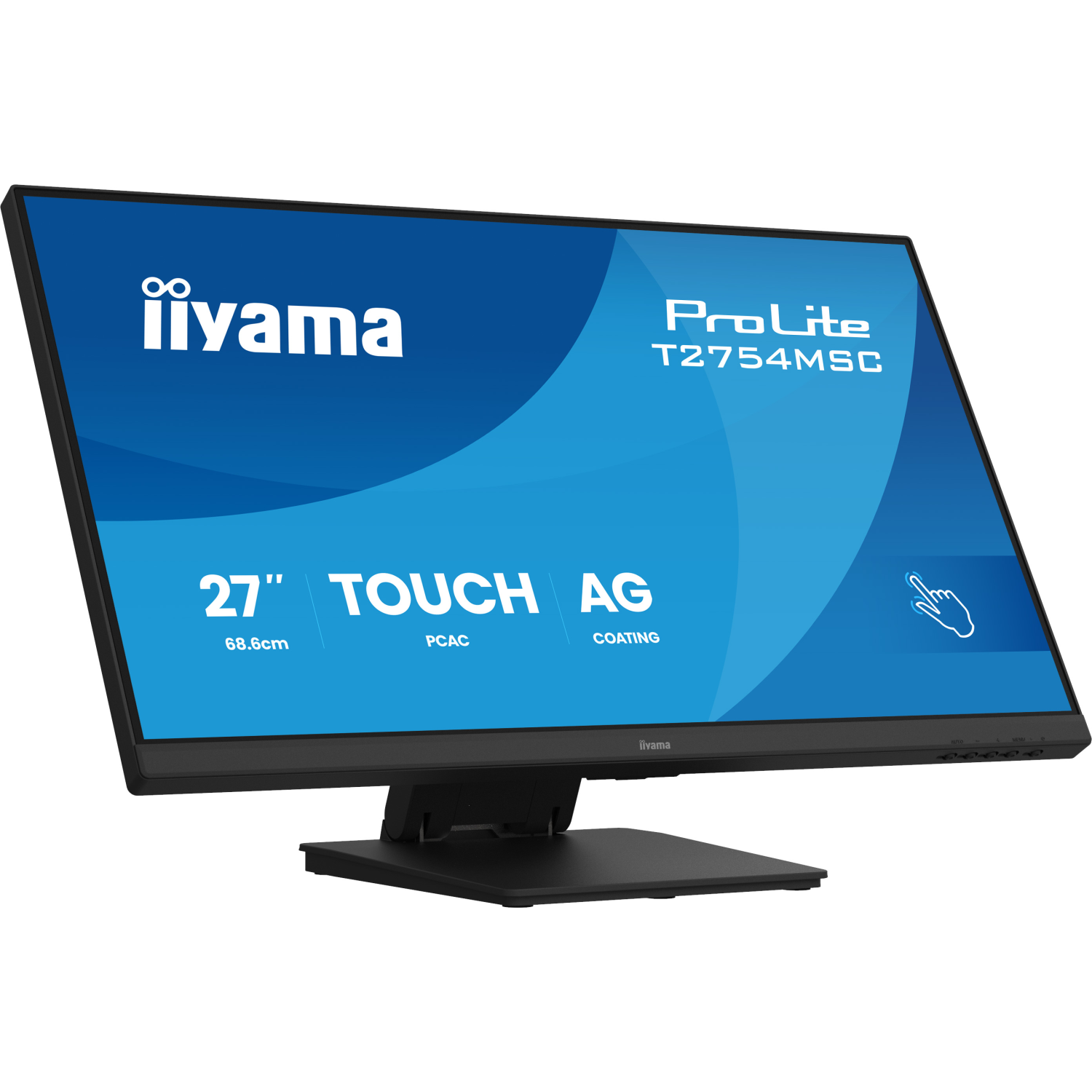iiyama T2754MSC-B2AG Computer Monitors - 27 Inches - Black