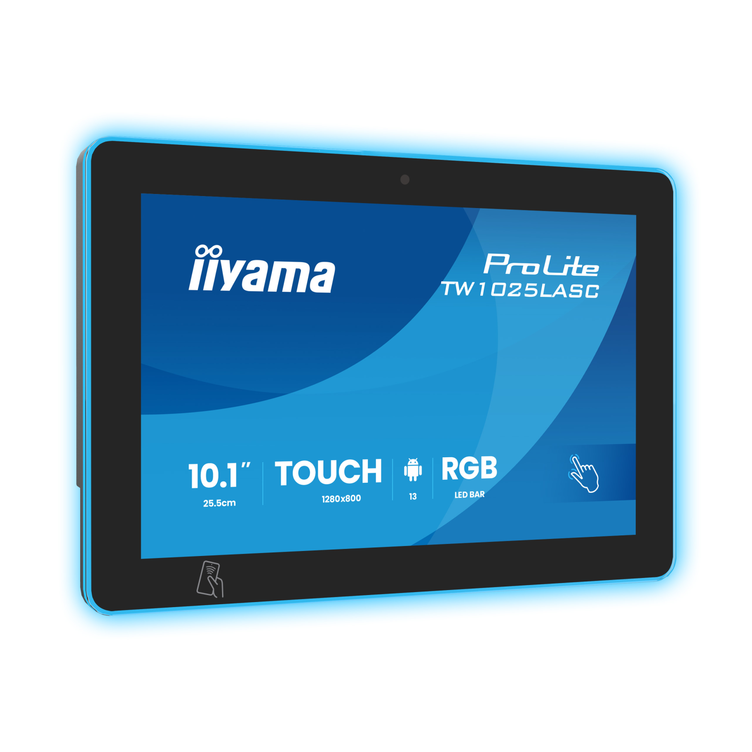 iiyama TW1025LASC-B3PNR Computer Monitors - 10.1 Inches - Black
