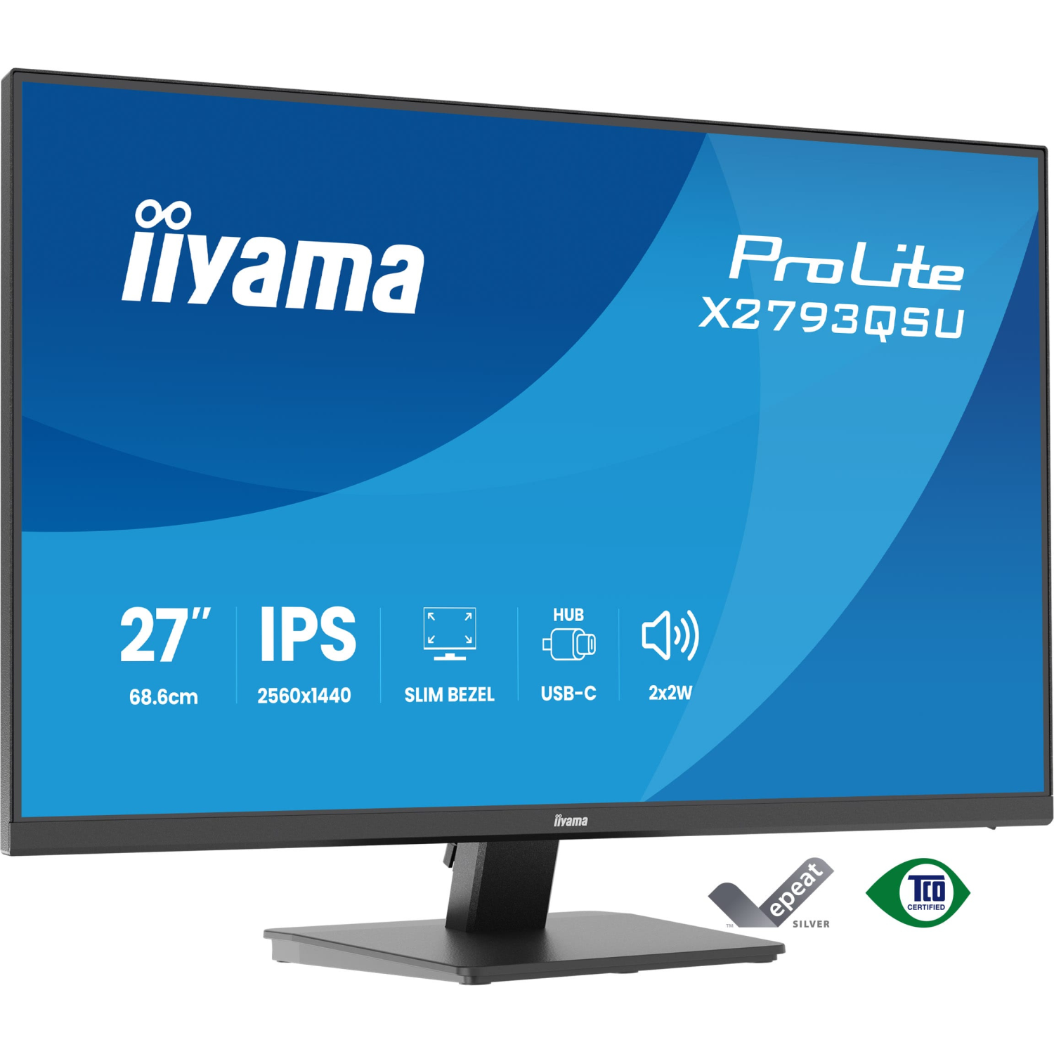 iiyama X2793QSU-B1 Computer Monitors - 27 Inches - Black