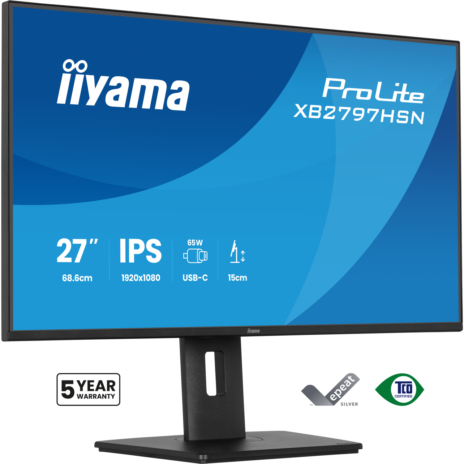 iiyama XB2797HSN-B1 Computer Monitors - 27 Inches - Black
