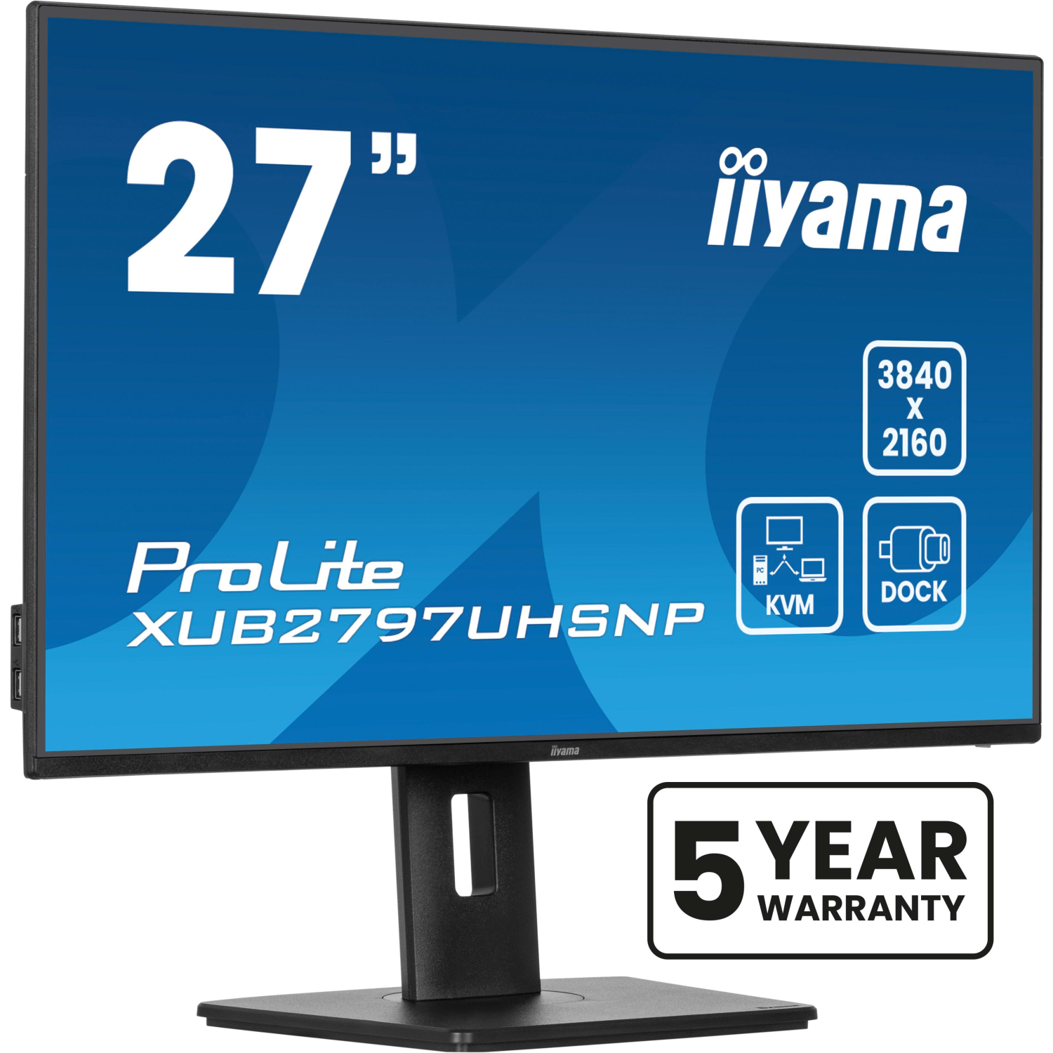 iiyama XUB2797UHSNP-B1 Computer Monitors - 27 Inches - Black