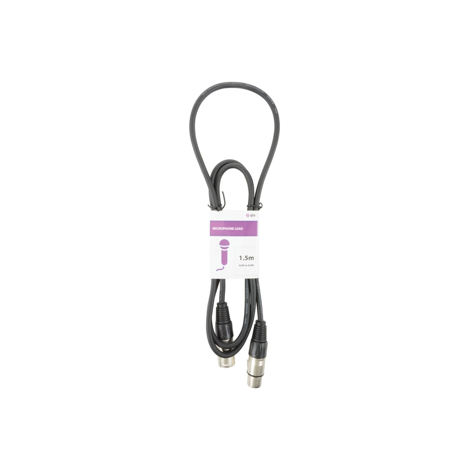 QTX 080UK Audio Cables - Black