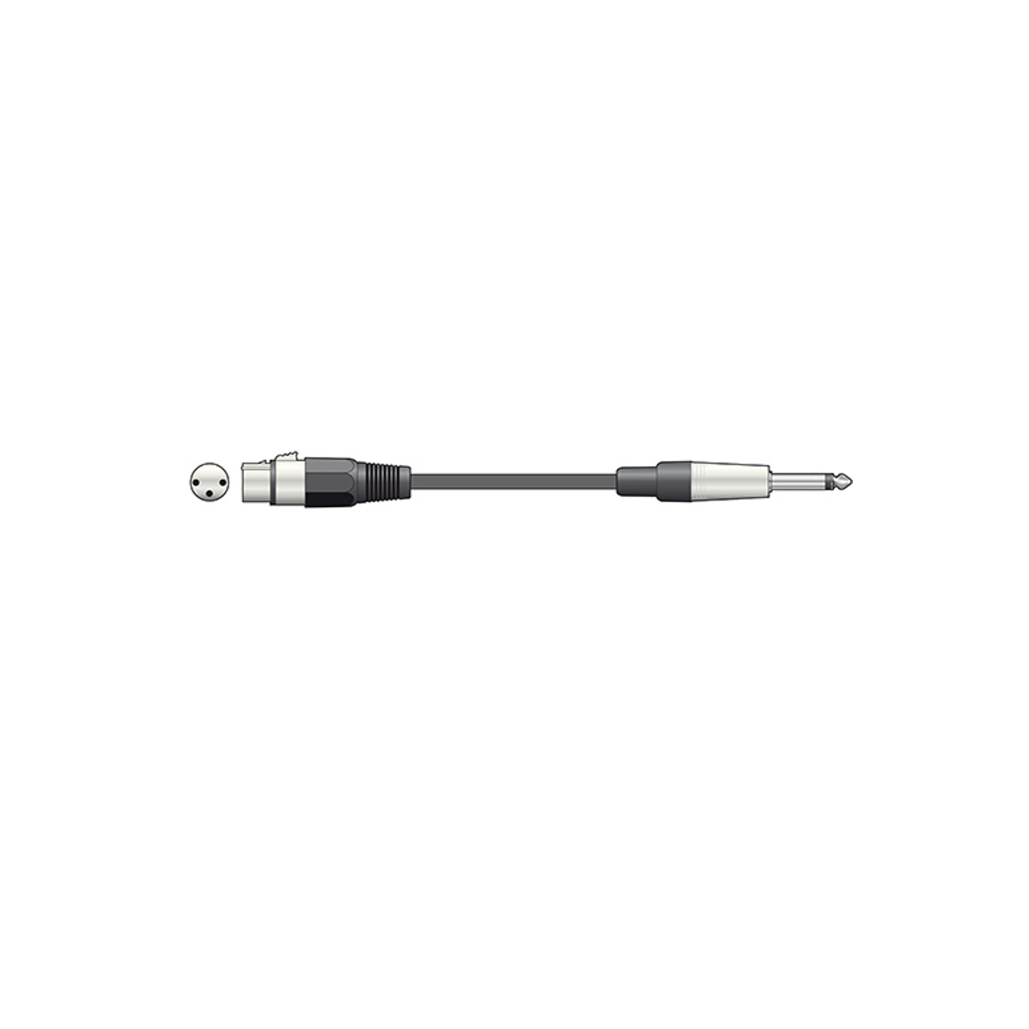 qtx 086UK Cable Gender Changers - Grey