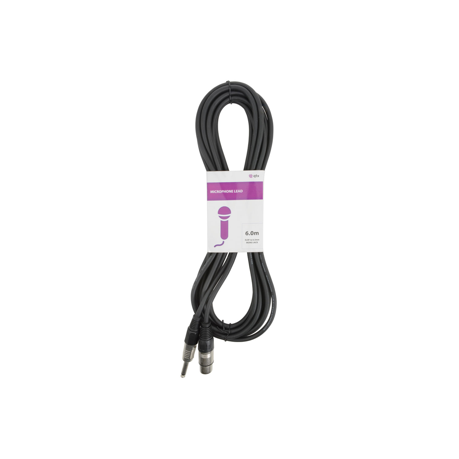 qtx 087UK Audio Cables - Black